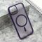 Zastitna maska (futrola) SILKY MAGSAFE mat - iPhone 14 (6.1) ljubicasta (MS).