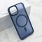 Zastitna maska (futrola) SILKY MAGSAFE II - iPhone 13 (6.1) plava (MS).