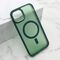 Zastitna maska (futrola) SILKY MAGSAFE II - iPhone 11 (6.1) zelena (MS).