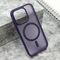 Zastitna maska (futrola) SILKY MAGSAFE mat - iPhone 15 Pro (6.1) ljubicasta (MS).