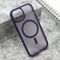 Zastitna maska (futrola) SILKY MAGSAFE mat - iPhone 15 ljubicasta (MS).