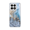 Zastitna silikonska maska (futrola) PRINT - Huawei Honor X8a Blue Gold Marble.