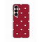 Zastitna ultra tanka (skin) maska / futrola PRINT - Samsung S931 Galaxy S25 Burgundy Hearts.