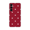 Zastitna ultra tanka (skin) maska / futrola PRINT - Samsung S731B Galaxy S25 Fe Burgundy Hearts.