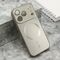 Zastitna maska (futrola) COLOR METAL Magsafe - iPhone 17 Pro siva (small camera) (MS).