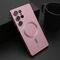 Zastitna maska (futrola) ELEGANT MAGSAFE - Samsung S938 Galaxy S25 Ultra 5G roze (MS).