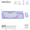 Combo mis tastatura wireless Fantech WK-899 GO mochi101 ljubicasta.