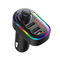 FM transmiter C12 USB PD Bluetooth 5.0 12-24V Handsfree slušalica crni.