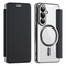 Zastitna maska (futrola) Magsafe Lux na preklop (bi fold) - Samsung A576 Galaxy A57 crna.