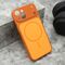 Zastitna maska (futrola) DEFINE MagSafe - iPhone 13 (6.1) narandzasta (MS).