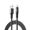Data kabl REMAX Velocity CB25 Fast charging 3A USB na Type C 1.2M crni.