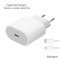Kucni Punjac Pluginn AJ-20 A2347 EMC3621 PD Fast 20W - iPhone 11-14 sa PD lightning kablom CE beli.