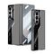 Zastitna maska (futrola) LEATHER STYLE - Samsung Galaxy Z Fold 6 5G siva (GKK case) (MS).