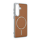 Zastitna maska (futrola) Magsafe Urban Leather - Samsung S941 Galaxy S26 braon.