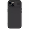Zastitna maska (futrola) Nillkin CamShield Silky - iPhone 15 Plus crna.