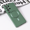Zastitna maska (futrola) Magsafe Chrome - Samsung S938 Galaxy S25 Ultra zelena.