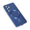 Zastitna maska (futrola) Magsafe Chrome - Samsung S931 Galaxy S25 tamno plava.