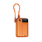 Univerzalna Back Up Baterija prenosiva baterija REMAX Range Series FP-122 22.5W sa integrisanim Type C kablom 10000mAh narandzasta.