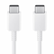 Samsung data kabl 25W Type C na Type C 1m beli BULK (EP-DA705-BWEGWW).