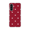 Zastitna ultra tanka (skin) maska / futrola PRINT - Samsung A566 Galaxy A56 5G Burgundy Hearts.