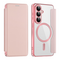Zastitna maska (futrola) Magsafe Lux na preklop (bi fold) - Samsung S941 Galaxy S26 roze.