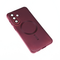 Zastitna maska (futrola) Magsafe Chrome - Samsung A576 Galaxy A57 bordo.
