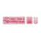 Combo mis i tastatura Coteci 84019 pink.