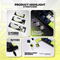 Tastatura Mehanicka Gaming Fantech MK878S RGB Atom 104S Mori bela (Rosie switch).