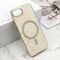 Zastitna maska (futrola) GLAM GLOW MagSafe - iPhone 16e/17e (6.1) zlatna (MS).