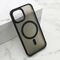 Zastitna maska (futrola) SILKY MAGSAFE II - Iphone 12/12 Pro (6.1) crna (MS).