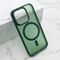 Zastitna maska (futrola) SILKY MAGSAFE II - iPhone 15 Pro (6.1) zelena (MS).