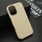 Zastitna maska (futrola) WOVEN TOUCH MagSafe - iPhone 17 krem (MS).