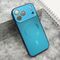 Zastitna maska (futrola) COLOR METAL Magsafe - iPhone 17 Pro Max (6.9)/iPhone 18 Pro Max (6.9) plava (small camera) (MS).