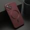 Zastitna maska (futrola) ELEGANT MAGSAFE - iPhone 15 cherry red (MS).