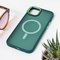 Zastitna maska (futrola) Magsafe colorful - iPhone 15 Plus tamno zelena.