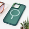 Zastitna maska (futrola) Magsafe colorful - iPhone 15 Pro Max 6.7 tamno zelena.