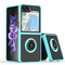 Zastitna maska (futrola) Frosted Shockproof - Samsung F741B Galaxy Z Flip 6 5G svetlo plava.