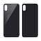 Poklopac - Iphone X Crni + metalni drc sa staklom kamere (NO LOGO).