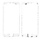 okvir za LCD displej (ekran) - Iphone 6 Plus 5,5 beli hot glue AAA.