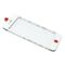 Staklo touchscreen-a - Iphone 6S sa frejmom beli (white) (MS).