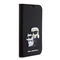 Zastitna maska (futrola) Karl Lagerfeld Saffiano BP Nft Karl&Choupette - iPhone 15 crna (KLBKP15SSANKCPK).