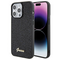 Zastitna maska (futrola) Guess Hc PU Disco Script Metal - iPhone 15 Pro Max 6.7 (GUHCP15XPMSDGSK).