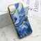 Zastitna maska (futrola) MARBLE - iPhone 15 Plus plava (MS).