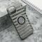 Zastitna maska (futrola) LINES LOGO CUT - iPhone 13 (6.1) siva (MS).
