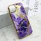 Zastitna maska (futrola) MARBLE - iPhone 15 Plus ljubicasta (MS).