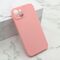 Zastitna maska (futrola) Soft Silicone - iPhone 15 Plus roze (MS).