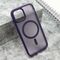 Zastitna maska (futrola) SILKY MAGSAFE mat - Iphone 12/12 Pro (6.1) ljubicasta (MS).