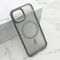 Zastitna maska (futrola) SILKY MAGSAFE II - Iphone 12/12 Pro (6.1) siva (MS).