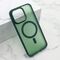Zastitna maska (futrola) SILKY MAGSAFE II - iPhone 15 Pro Max (6.7) zelena (MS).