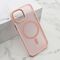 Zastitna maska (futrola) SILKY MAGSAFE II - Iphone 12/12 Pro (6.1) roze (MS).